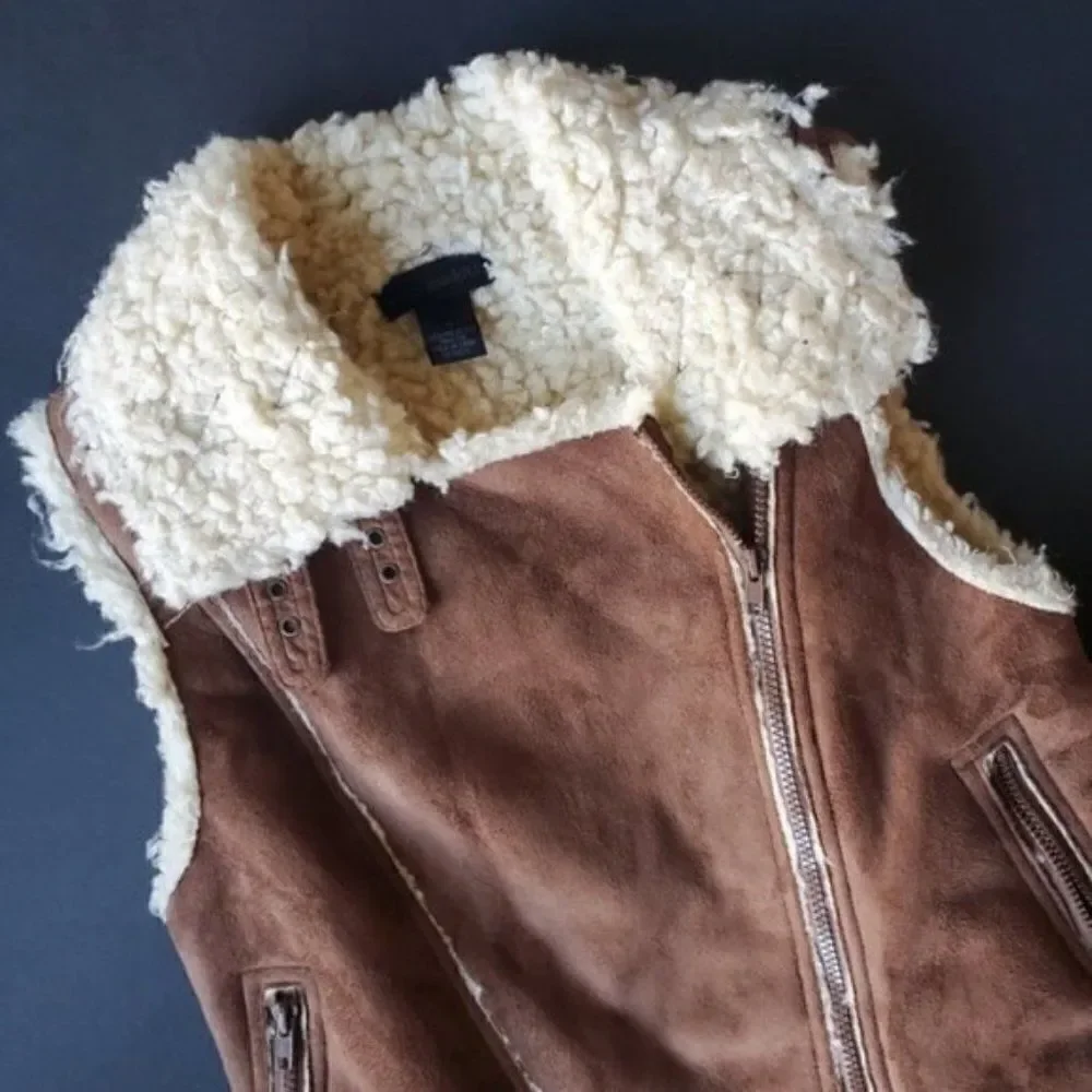 ⚘Steve Madden Faux Leather Vest